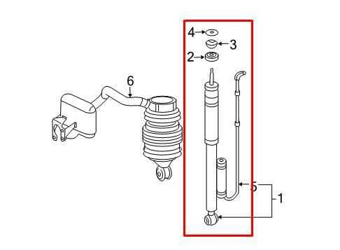 04-06 Mercedes-Benz E500 5.0L RWD Rear Right and Left Side Shock Strut Absorber1