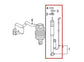 04-06 Mercedes-Benz E500 5.0L RWD Rear Right and Left Side Shock Strut Absorber1