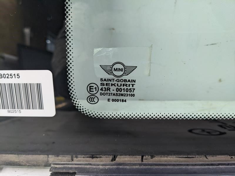 07-13 Mini Cooper Rear Driver Left Side Quarter Window Glass 51-37-7-146-499 OEM - Alshned Auto Parts