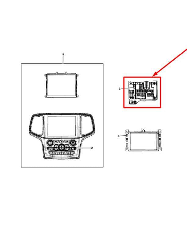 21-22 Jeep Grand Cherokee Laredo X 4x4 Uconnect 4C Navi SiriusXM Radio Receiver - Alshned Auto Parts