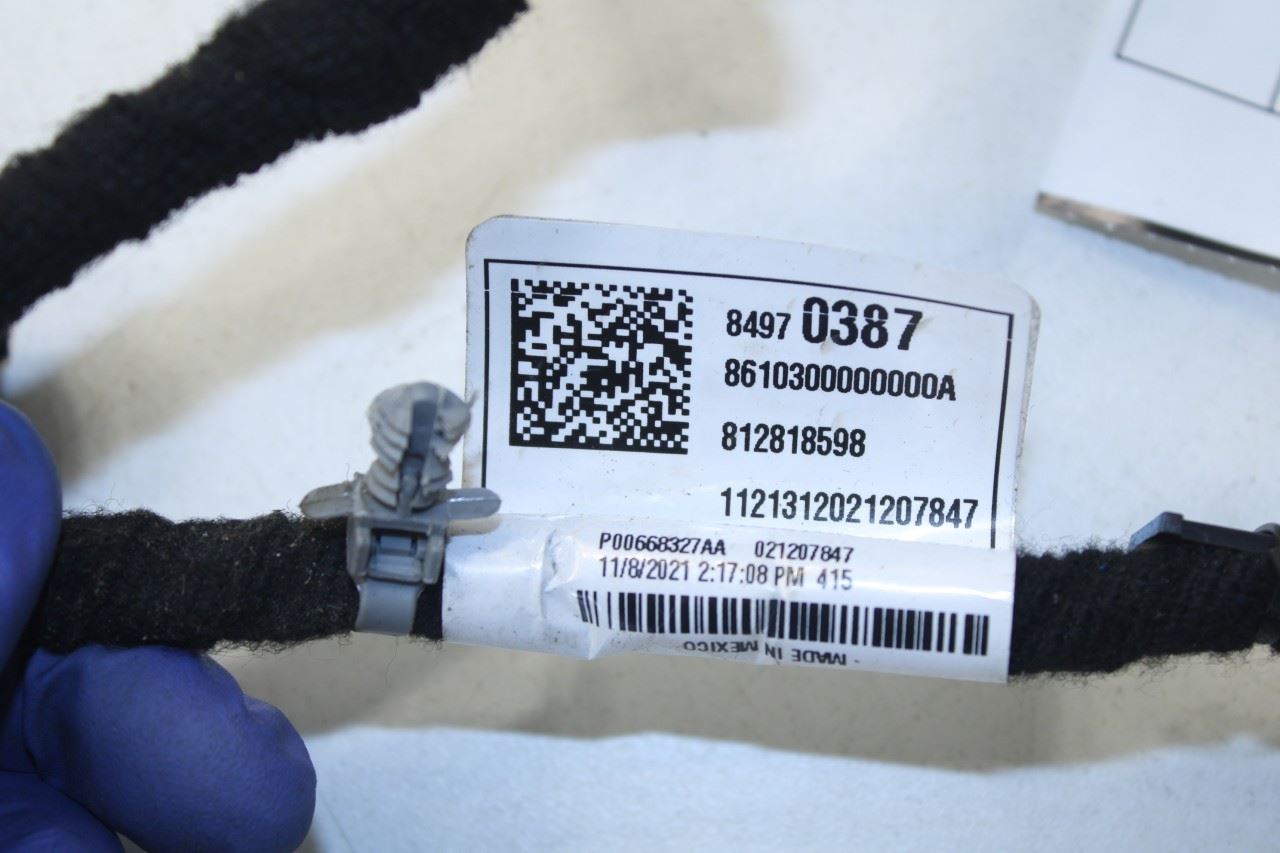 2019-2024 Chevrolet Blazer 2LT Rear Left Driver Door Wire Harness 84970387 OEM - Alshned Auto Parts