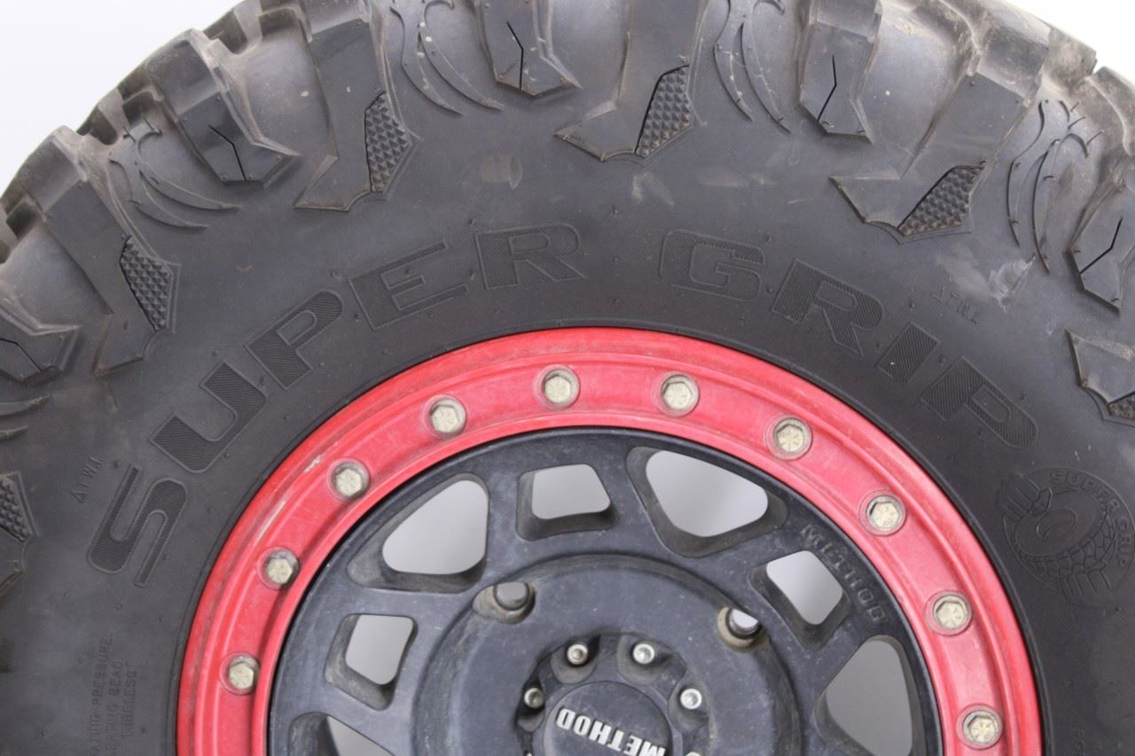14-26 Polaris RZR XP 1000 Method Race Wheel Tire Super Grip 30x10.00 R14x7.0 Set5