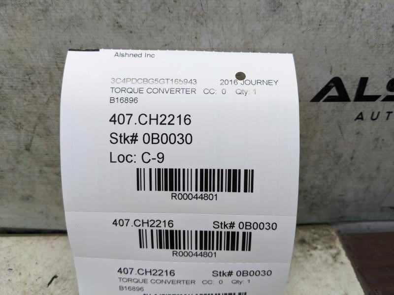 2011-2019 Dodge Journey 3.6L Auto Transmission Torque Converter 04753538AB OEM - Alshned Auto Parts