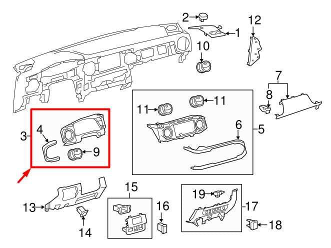 15-23 Toyota Tacoma Dash LH Instrument Cluster Bezel Trim w/ Air Vent 5541104090 - Alshned Auto Parts