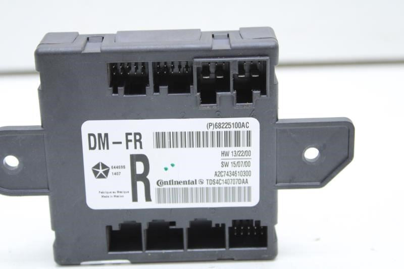 2014-2018 Ram 1500 Front Passenger Right Door Control Module 68225100AC OEM - Alshned Auto Parts