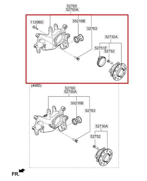 2015-2021 Hyundai Tucson Value Rear Right Side Spindle Knuckle Hub 52720-D3100 - Alshned Auto Parts
