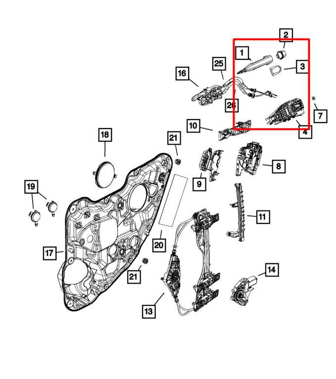 14-17 Jeep Cherokee 75th Anniversary Rear Driver Left Side Door Exterior Handle - Alshned Auto Parts