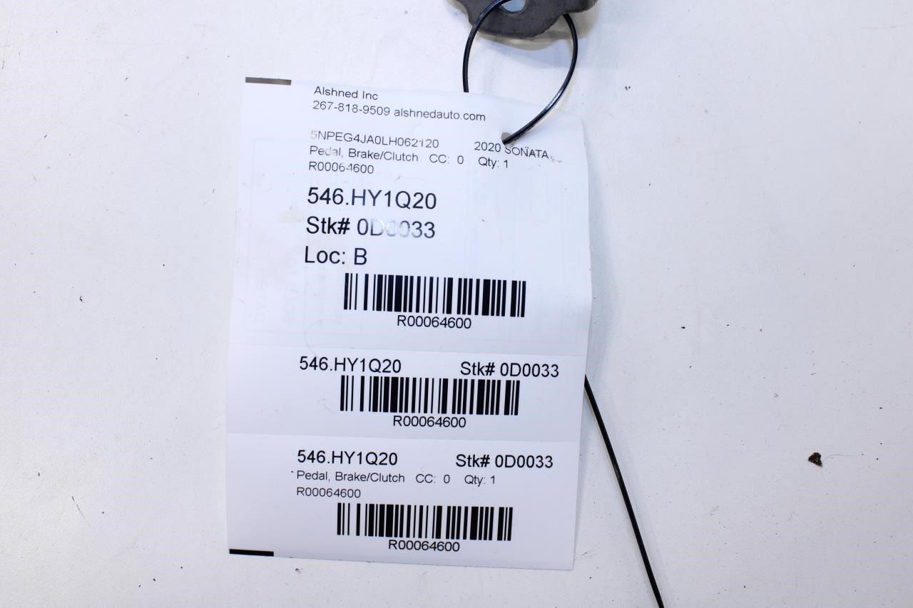 2020-23 Hyundai Sonata SE Brake Stop Foot Pedal w/ Bracket and Stop Lamp Switch - Alshned Auto Parts