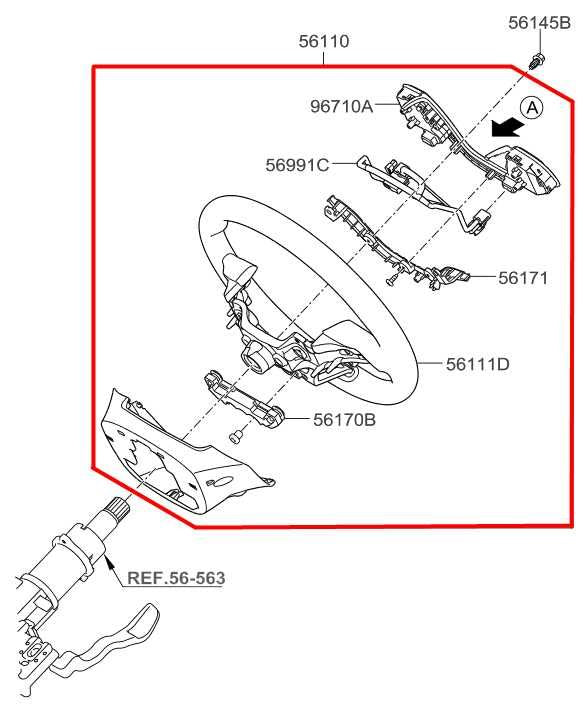 16-18 Hyundai Elantra SE 2.0L Steering Wheel w/ Control Buttons 56100-F3140-TRY - Alshned Auto Parts
