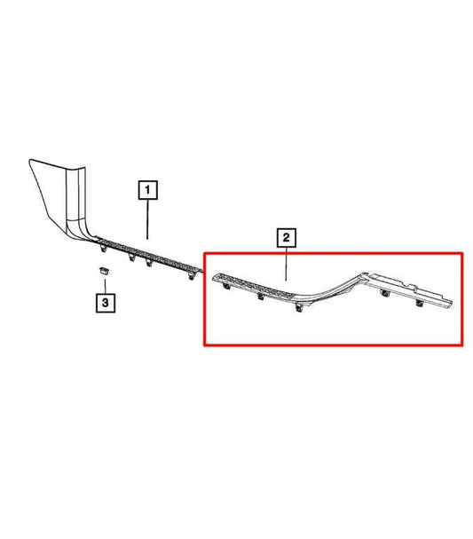 19-22 Ram 1500 Classic Crew Cab Rear RH and LH Door Sill Scuff Plate Trim Cover - Alshned Auto Parts