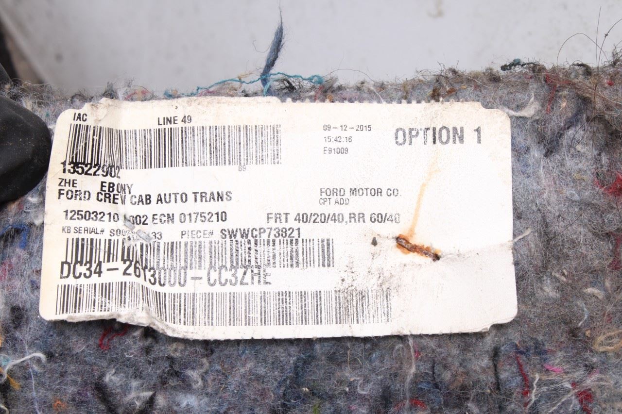 2012-16 Ford F250 Lariat Crew Cab Front Rear 2nd Row Floor Interior Carpet Liner - Alshned Auto Parts