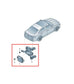 24-25 Volkswagen Jetta SE 1.5L Rear Passenger Right Side Blind Spot Radar Sensor - Alshned Auto Parts