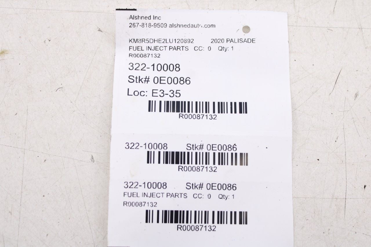20-26 Hyundai Palisade Limited AWD 3.8L Left and Right Fuel Rail with Injectors - Alshned Auto Parts