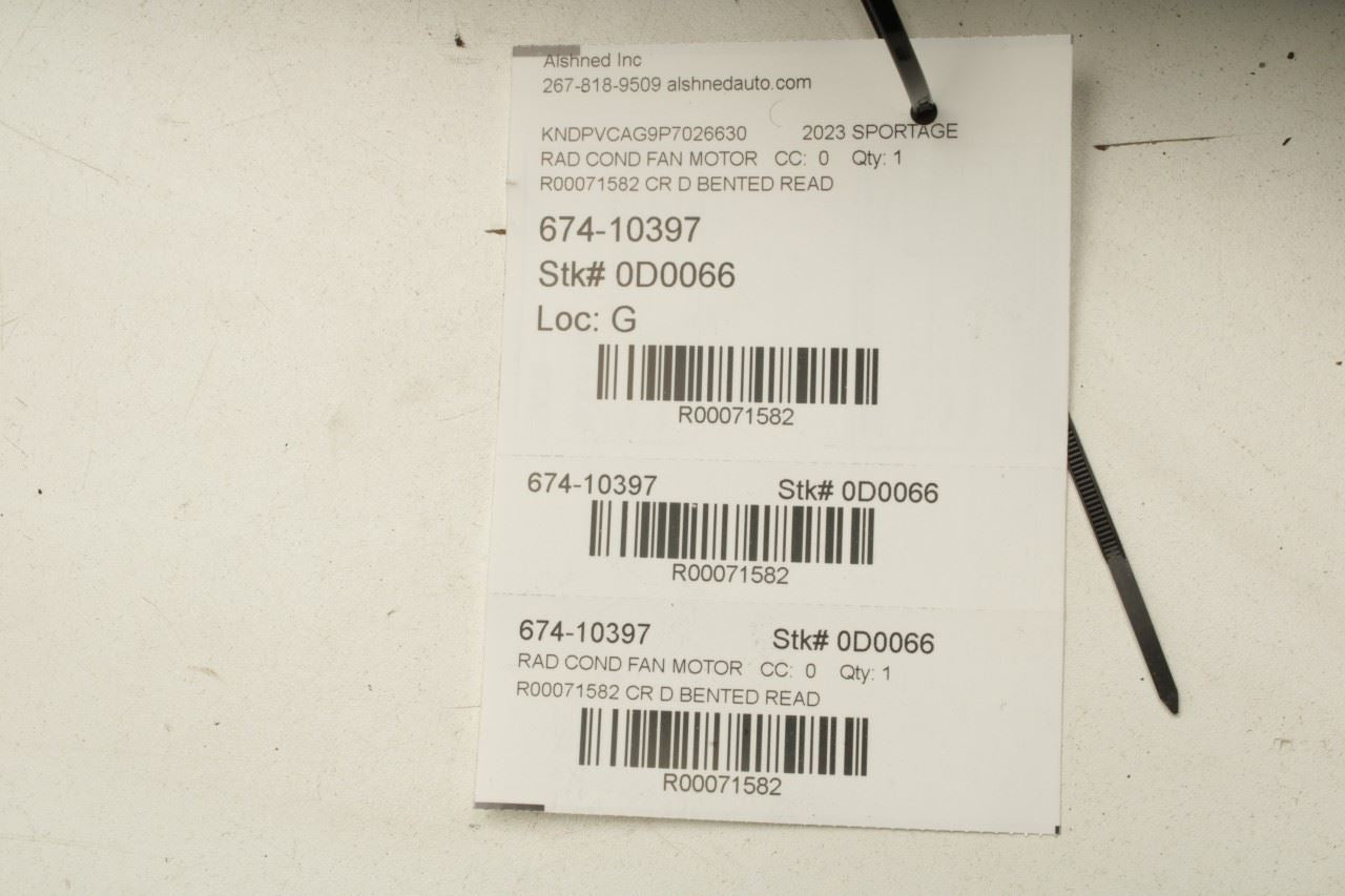 23-25 Kia Sportage Hybrid EX 1.6L turbo Engine Cooling Radiator Fan Assy *ReaD* - Alshned Auto Parts