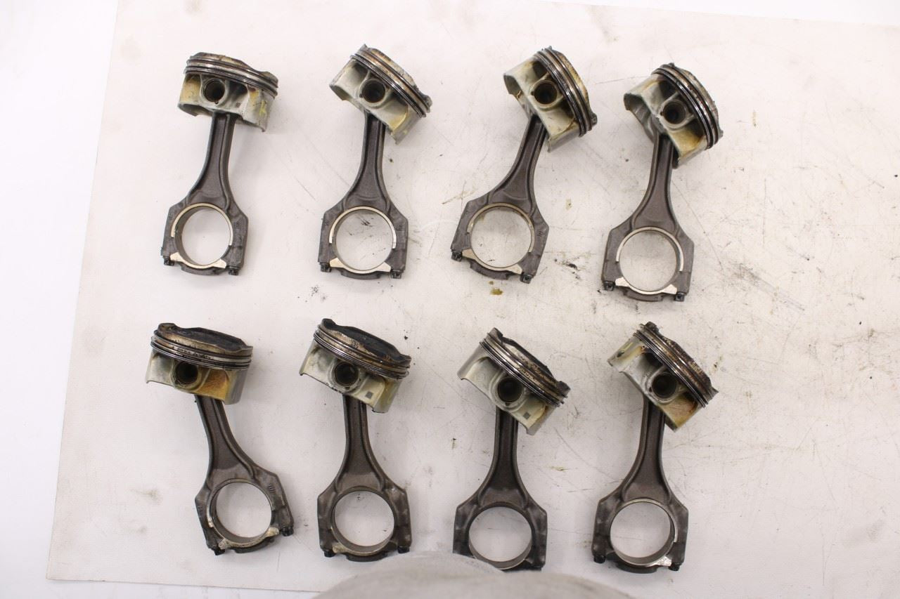 13-15 BMW 750i xDrive 4.4L Twin Turbo Engine Piston with Connecting Rod Set of 80