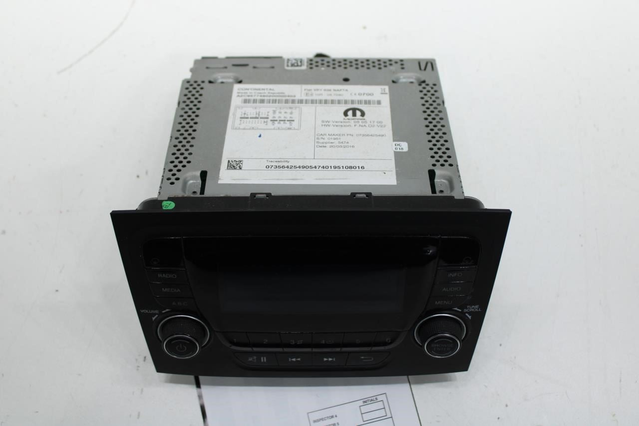 2015-16 Ram ProMaster City Audio Equipment Radio Receiver w/ Display 5YZ74LXHAA - Alshned Auto Parts