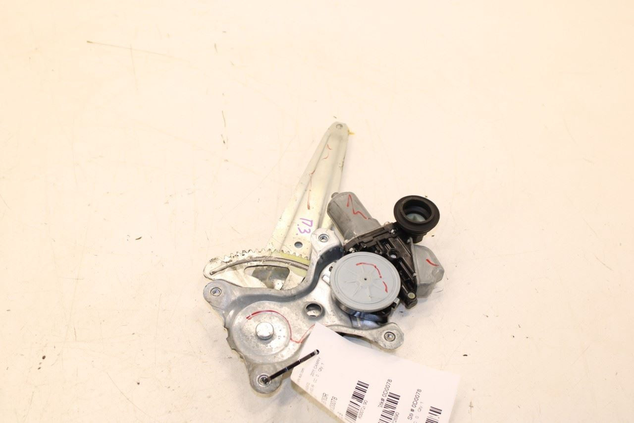 2007-11 Toyota Camry LE Rear Right Passenger Side Door Window Regulator w/ Motor - Alshned Auto Parts
