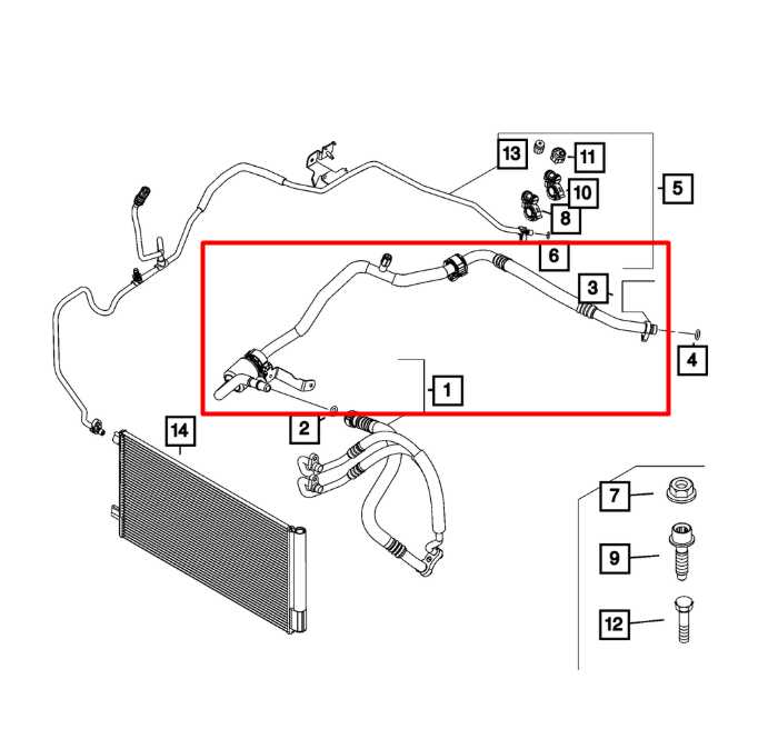 2019-21 Jeep Renegade Sport 2.4L FWD AC Air Conditioning Suction Line Hose Pipe - Alshned Auto Parts