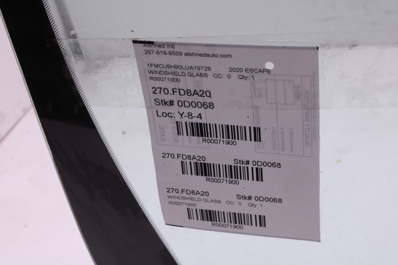 2020-2022 Ford Escape SEL Front Windshield Window Glass LJ6B-S03100-AG OEM - Alshned Auto Parts