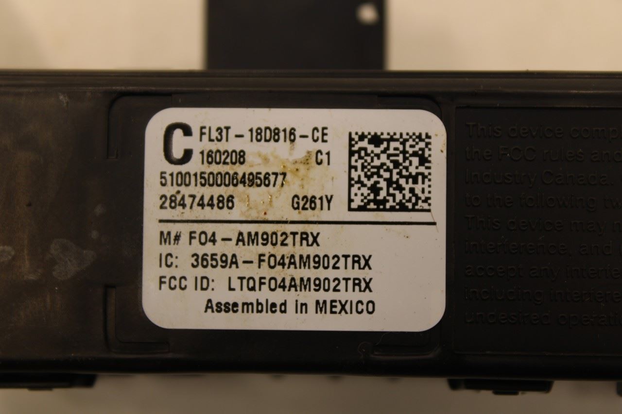 2015-2017 Ford F150 SuperCab Lariat Tire Pressure Monitoring System TPMS Module - Alshned Auto Parts