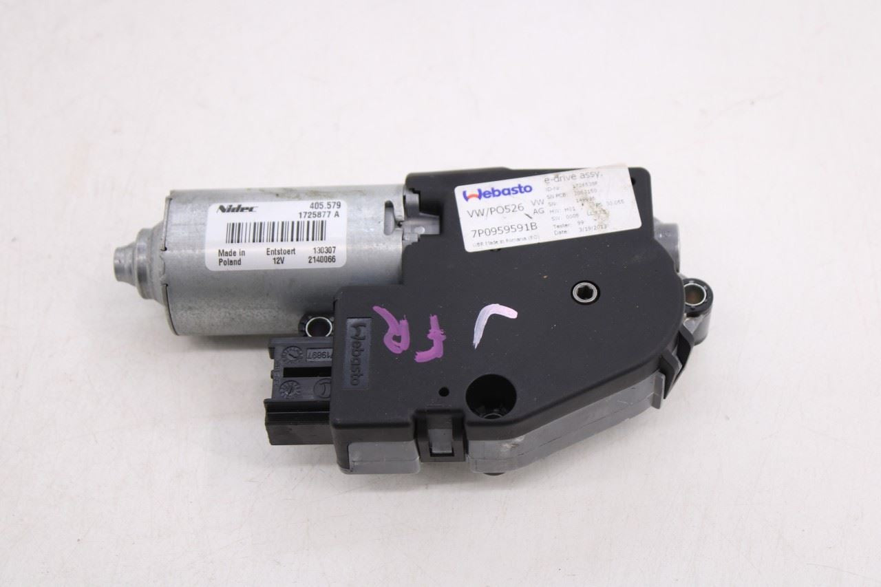 2011-18 Porsche Cayenne S Front and Rear Roof Power Sliding Glass Motor Set of 214