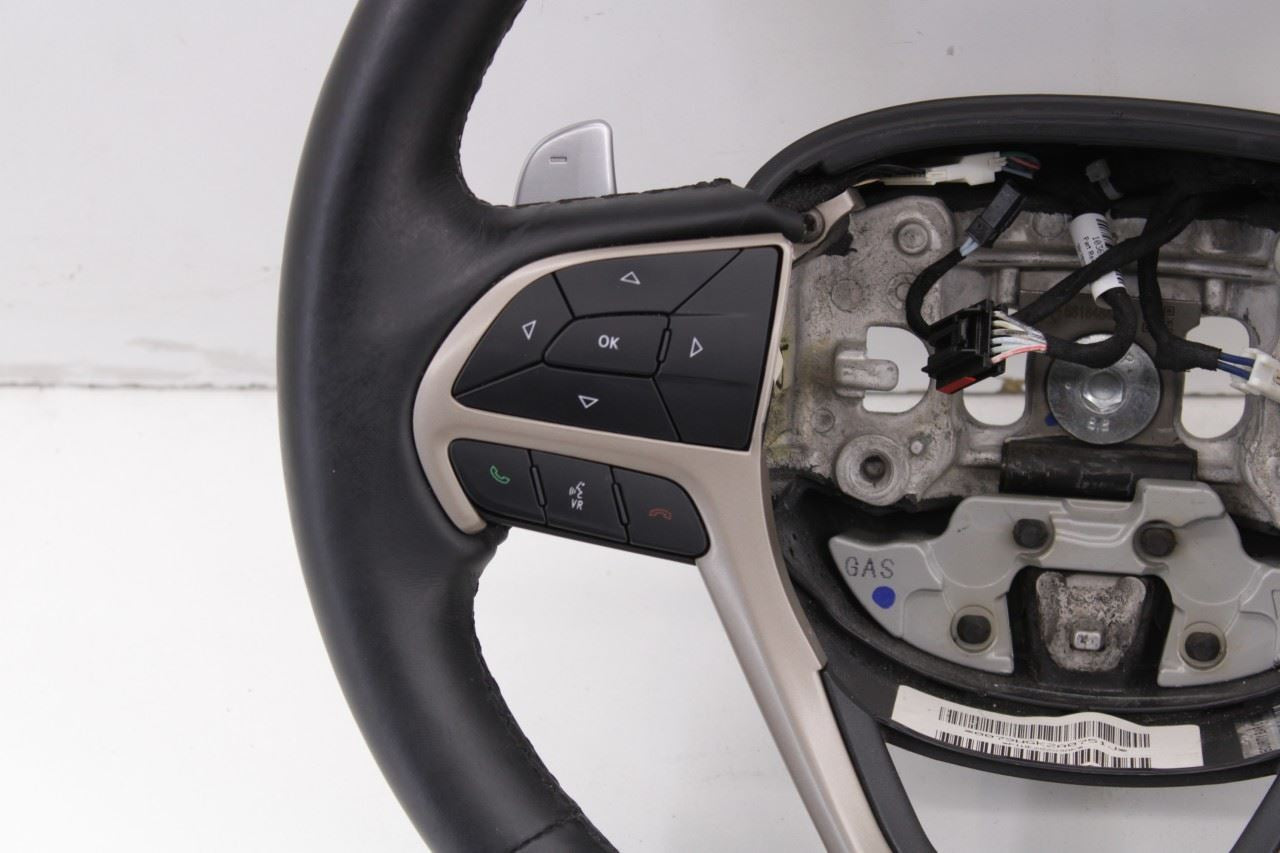 14-21 Jeep Grand Cherokee Summit 5.7L Steering Wheel Leather w/ Control Buttons - Alshned Auto Parts