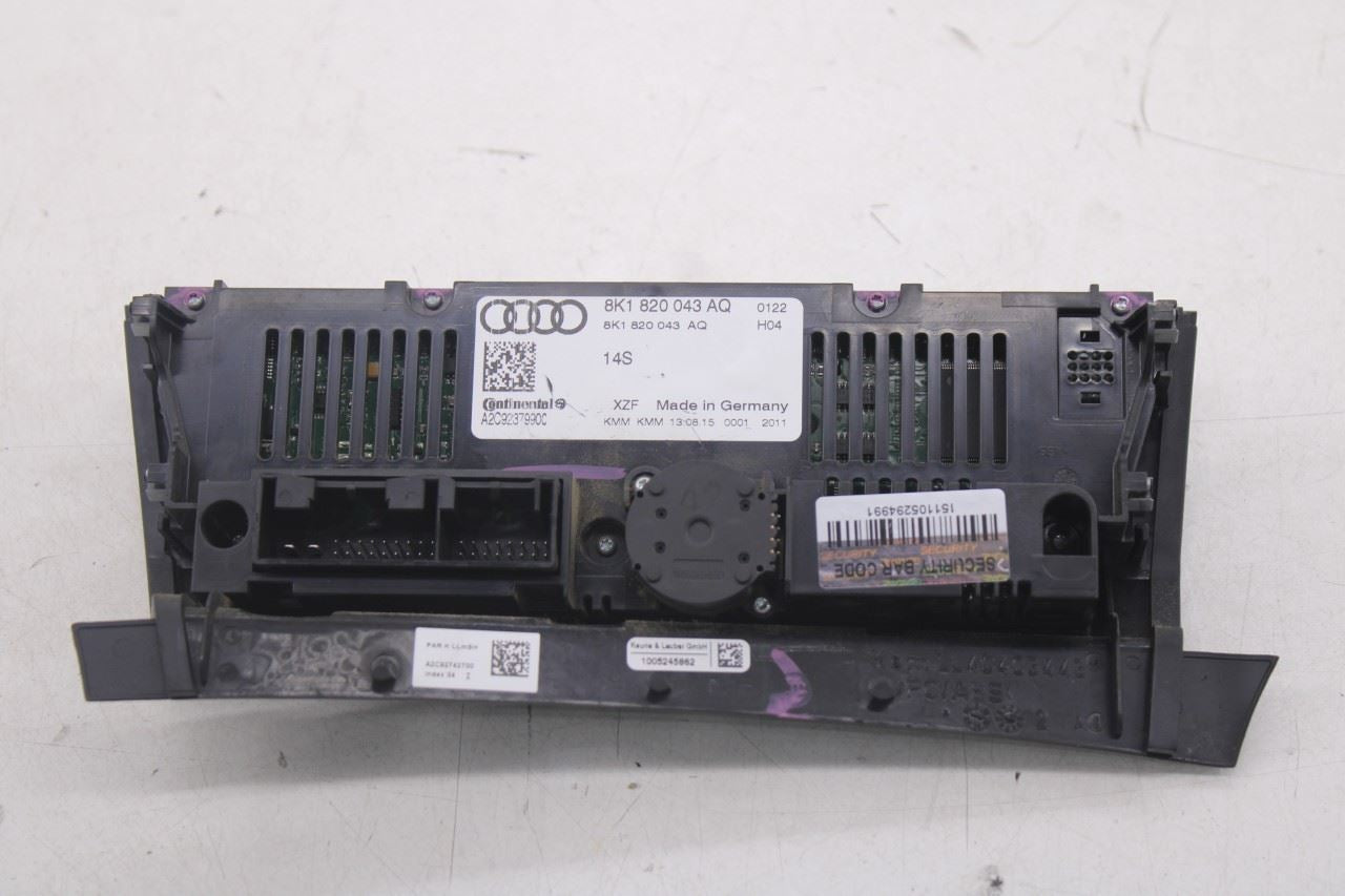 2013-2017 Audi Q5 Premium Dashboard AC Heater Temperature Climate Control Panel12