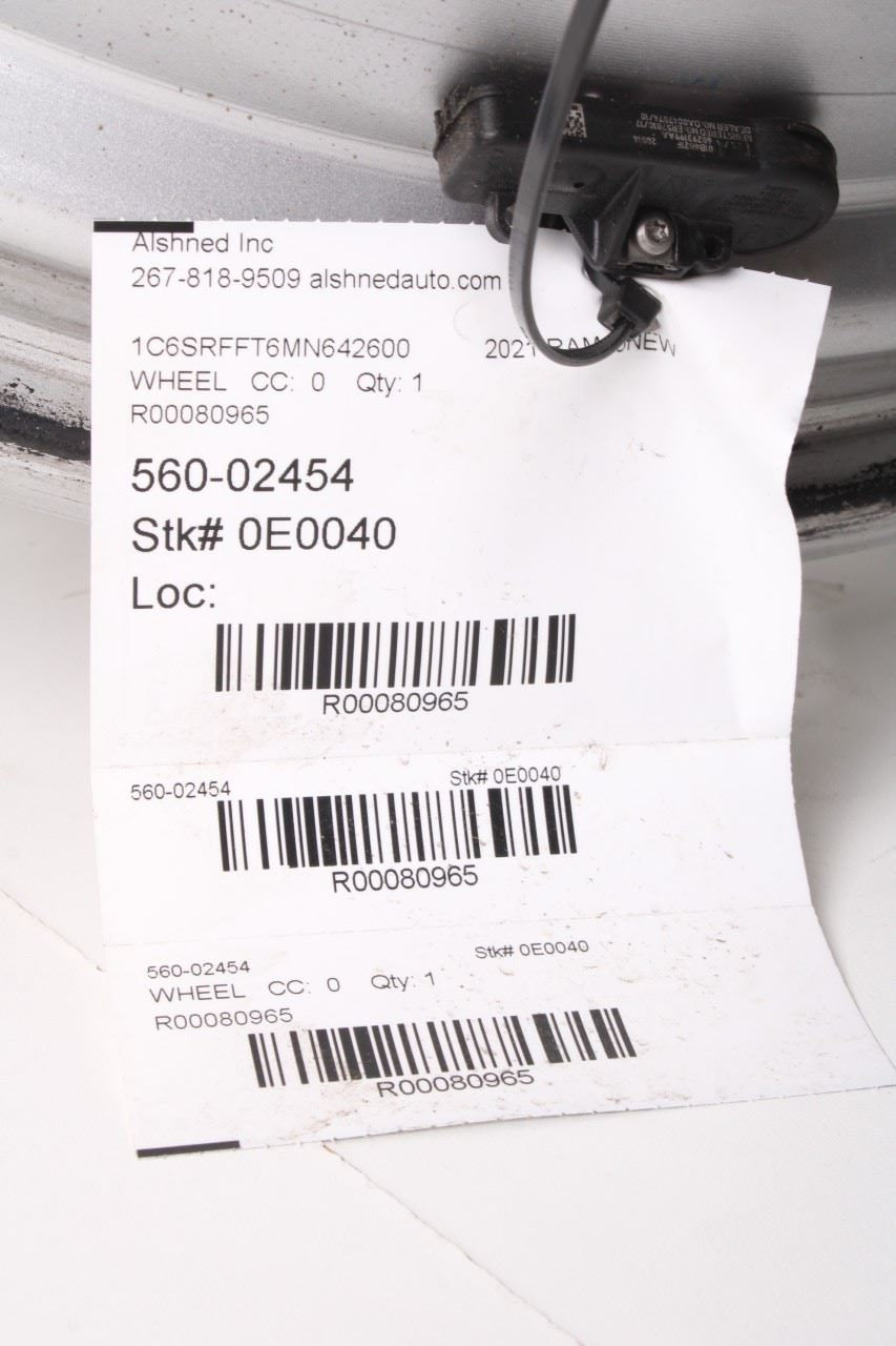 2019-26 Ram 1500 Big Horn 6 Lug Aluminum Wheel R20x9.0 6 Spoke 5YD56TRMAA *ReaD*12