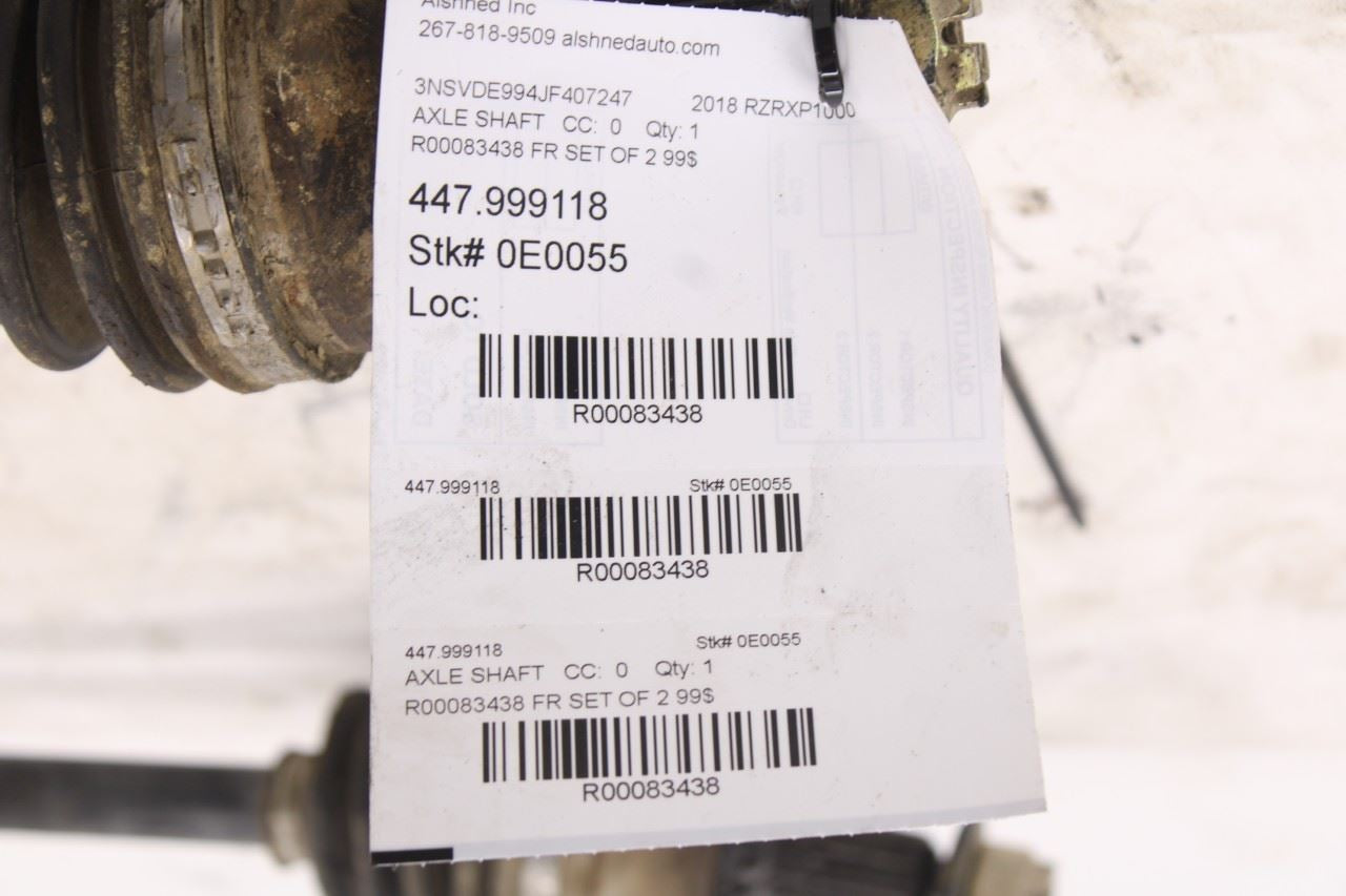 2014-18 Polaris RZR XP 1000 Front Right and Left Side CV Axle Drive Half Shaft19