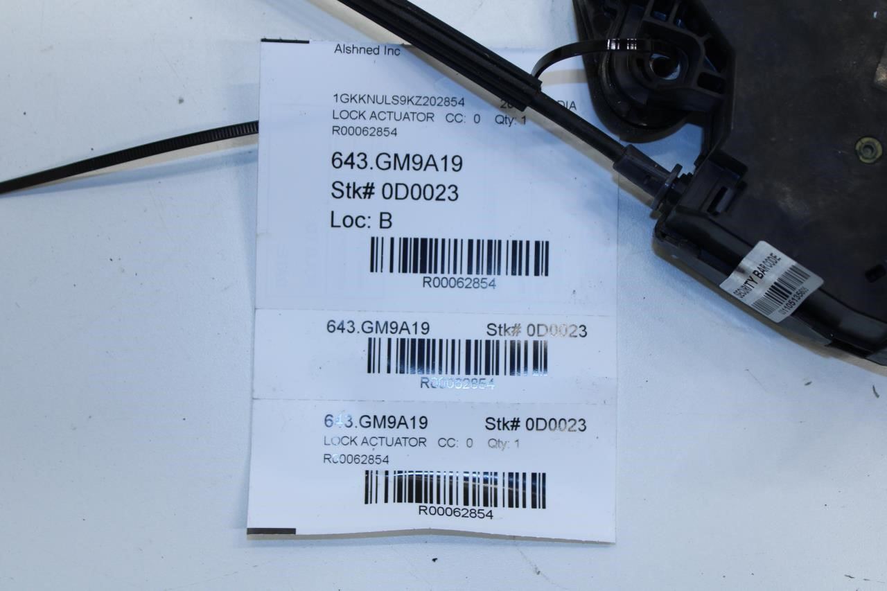 2017-2023 GMC Acadia SLT-1 Rear Left Side Door Lock Latch Actuator 13546570 OEM - Alshned Auto Parts