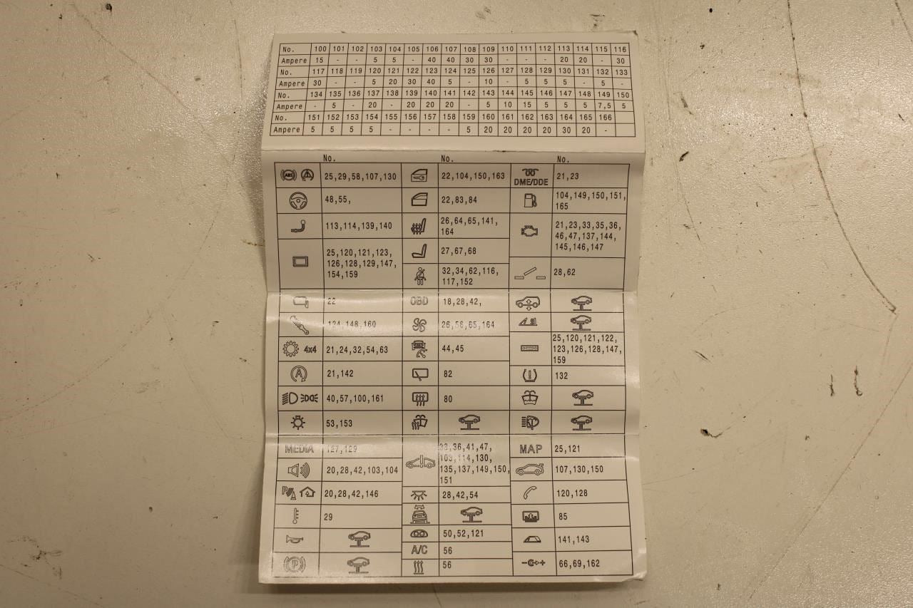 15-16 BMW 435i Gran Coupe RR Trunk Power Distribution Fuse Relay Box 61149259466 - Alshned Auto Parts