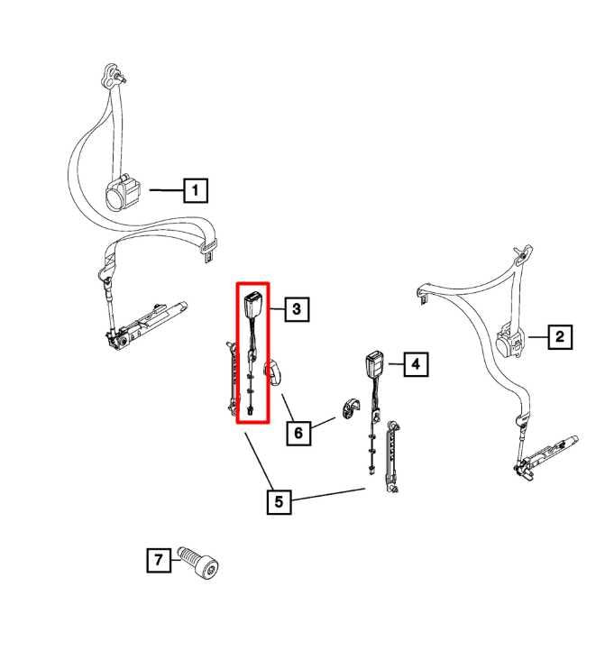 2019-23 Jeep Renegade Sport 2.4L FWD Front Passenger Right Side Seat Belt Buckle - Alshned Auto Parts