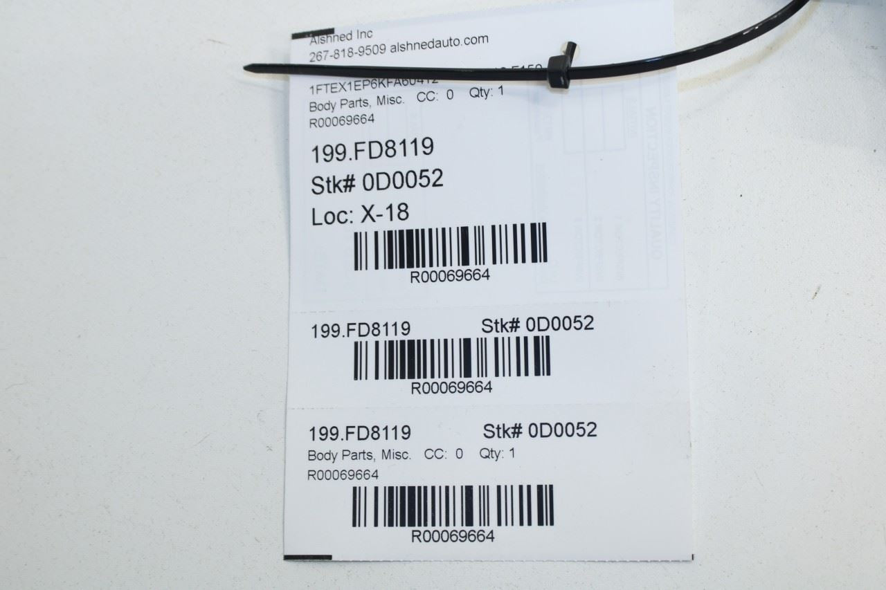 2015-20 Ford F150 XL Super Cab Front Left Fender Apron Upper Reinforcement Rail - Alshned Auto Parts
