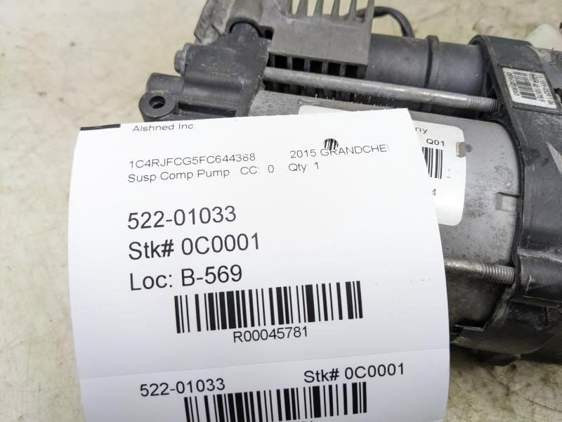 2011-2021 Jeep Grand Cherokee Air Suspension Compressor Pump 68204730AC OEM - Alshned Auto Parts