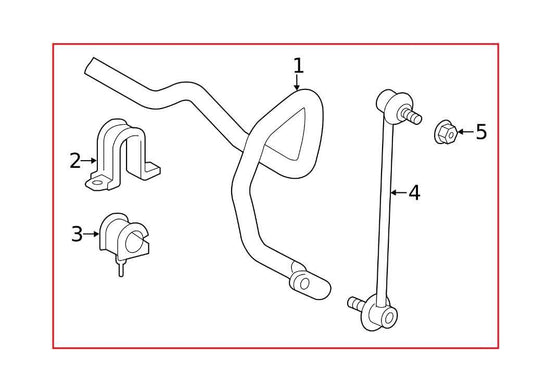 13-20 Toyota Sienna LE 3.5L FWD Front Stabilizer Sway Anti-Roll Bar 48811-08031 - Alshned Auto Parts