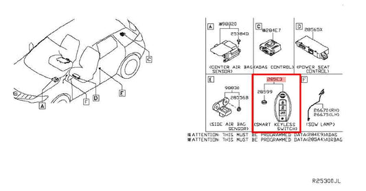 15-19 Nissan Murano Platinum 3.5L Smart Key Keyless Remote Entry Fob Transmitter - Alshned Auto Parts