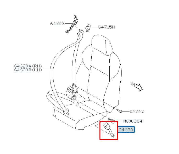 2015-2021 Subaru WRX Premium 2.0L AWD Front Driver Left Side Seat Belt Buckle - Alshned Auto Parts
