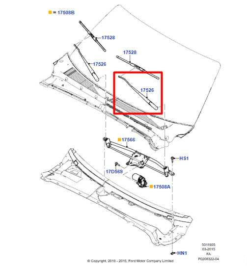 08-16 Ford F250 Super Duty 6.7L 4WD Front Driver Left Side Windshield Wiper Arm - Alshned Auto Parts