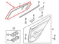 2018-2023 Kia Stinger GT1 Rear Left Door Window Frame Trim Cover 83911-J5000 OEM - Alshned Auto Parts