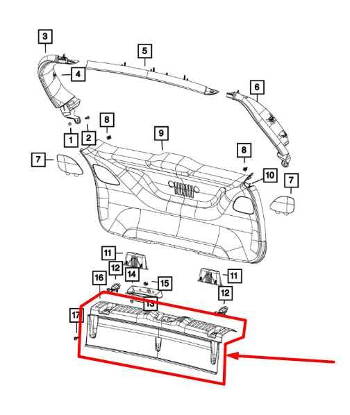 17-25 Jeep Compass Latitude Liftgate Lower Sill Scuff Plate Trim 5SZ82DX9AB OEM - Alshned Auto Parts