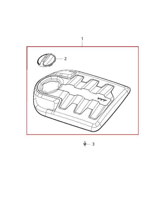 2014-2022 Jeep Cherokee Latitude 3.2L Engine Appearance Motor Cover 4627815AC - Alshned Auto Parts