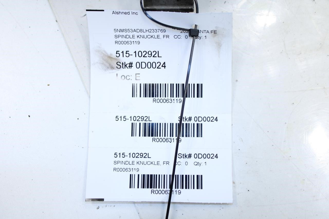 2019-2020 Hyundai Santa Fe Limited FWD Front LH Spindle Knuckle Hub 51710-S1000 - Alshned Auto Parts