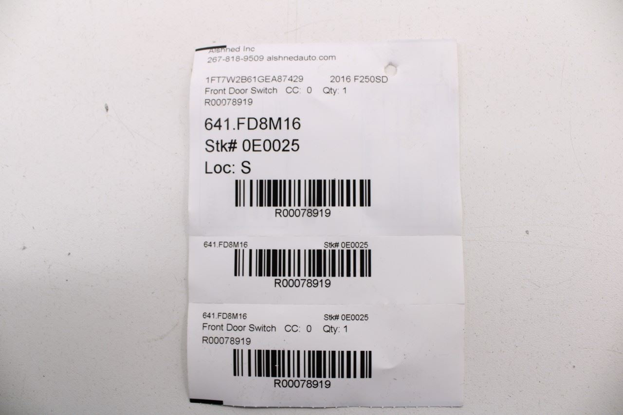 11-2016 Ford F250 Lariat Front Left Power Mirror Telescopic Memory Seat Switch - Alshned Auto Parts