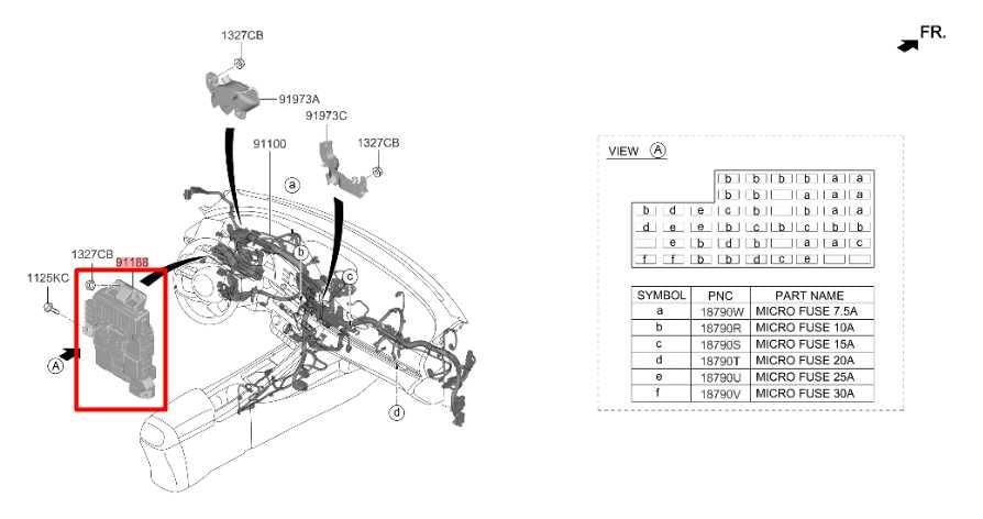 21-23 Hyundai Elantra SEL 2.0L Cabin Instrument Panel Fuse Relay Junction Block - Alshned Auto Parts