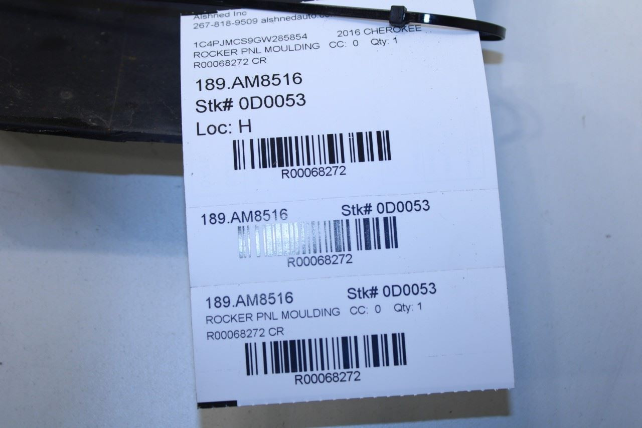 2014-2023 Jeep Cherokee 75th Anniversary Left Side Rocker Panel Molding *ReaD* - Alshned Auto Parts
