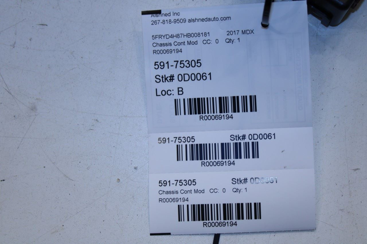 2017-2020 Acura MDX Advance Power Liftgate Control Module 74970-TZ5-A12 OEM - Alshned Auto Parts