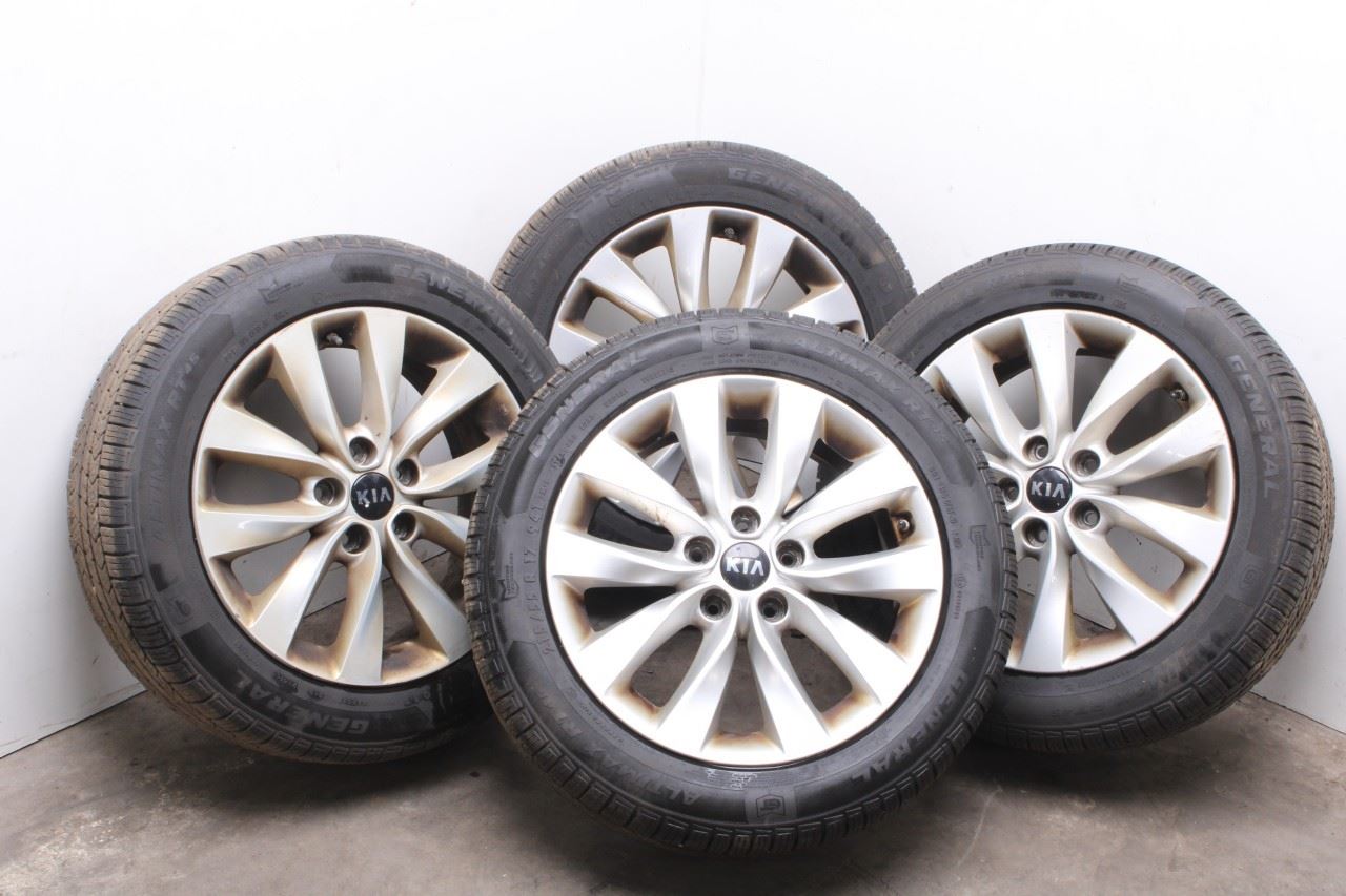 16-18 Kia Optima EX Wheel Tire General Altimax RT45 215/55R17 94T R17x7 Set of 40
