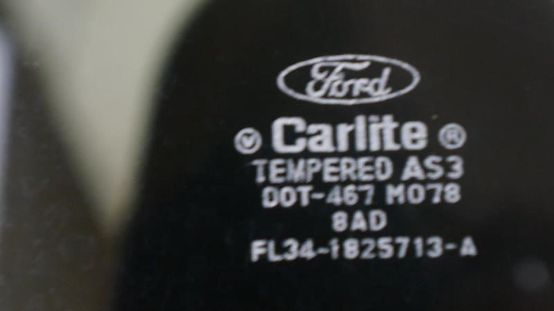 15-20 Ford F150 2.7L Rear Left Side Door Quarter Window Glass FL34-1825713-A OEM3
