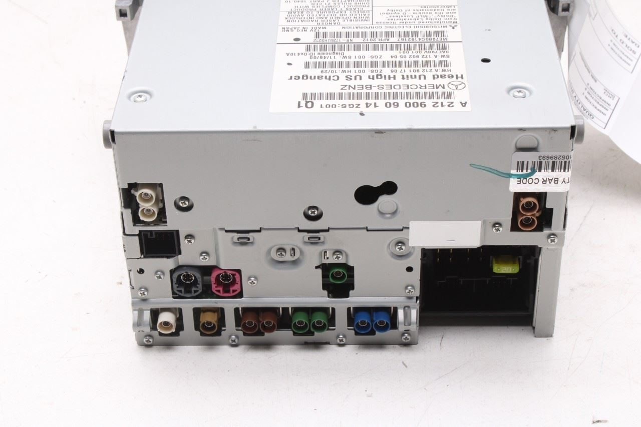 2012 Mercedes-Benz E350 Sport 4Matic Radio Faceplate Control Panel with Receiver - Alshned Auto Parts