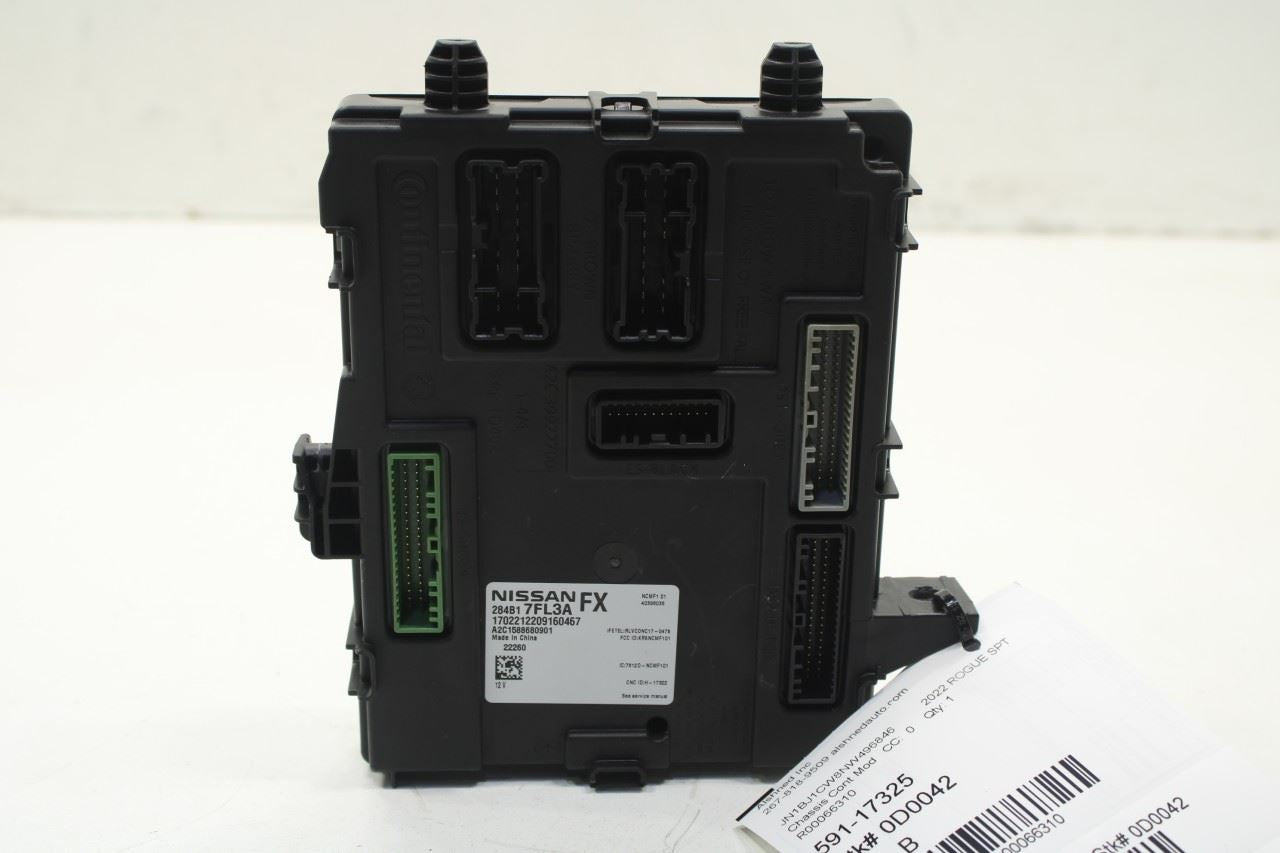 2022 Nissan Rogue Sport SL 2.0L Body Computer Control Module BCM BCU 284B1-7FL3A - Alshned Auto Parts